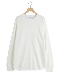 marka | marka / マーカ：CREW NECK L/S TEE -ORGANIC COTTON HEMP MESH KNIT-：M25D06CS01C[COR](Tシャツ/カットソー)