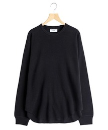 marka / マーカ：CREW NECK L/S TEE -ORGANIC COTTON HEMP MESH KNIT-：M25D06CS01C[COR]