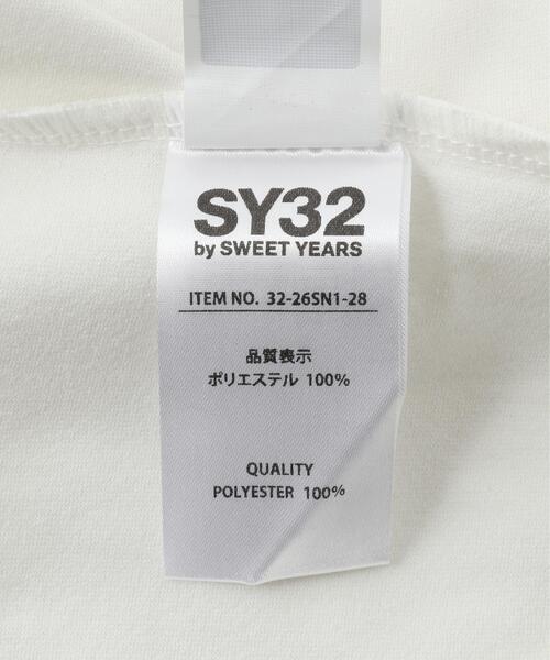 SY32 by SWEET YEARS(エスワイサーティトゥバイスィートイヤーズ)の「SY32 by SWEET YEARS/エスワイサーティトゥ バイ スィートイヤーズ/HEART MIX LOGO TEE(Tシャツ/カットソー・メンズ・ブラック/ホワイト・XL/L/M)」の6枚目の写真