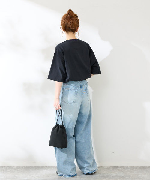 B.C STOCK(ベーセーストック)の「PLANET OF EARTH FLOWER EMB TEE(Tシャツ/カットソー・メンズ・ライトグレー/ホワイト/チャコールグレー/アイボリー・LARGE/MEDIUM)」の7枚目の写真