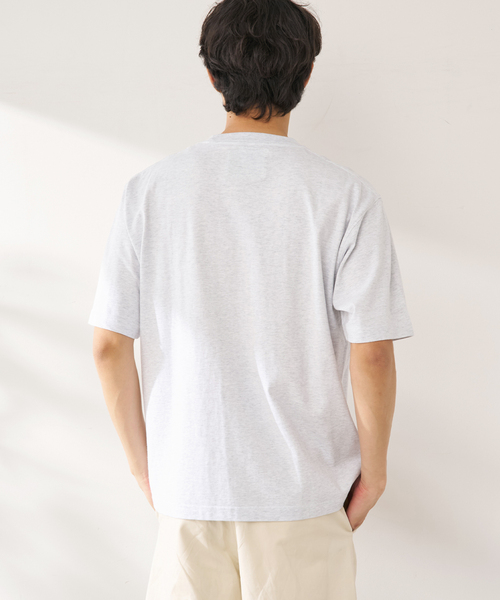 B.C STOCK（ベーセーストック）の「PLANET OF EARTH FLOWER EMB TEE（Tシャツ/カットソー・メンズ・ライトグレー/ホワイト/チャコールグレー/アイボリー・LARGE/MEDIUM）」の20枚目の写真
