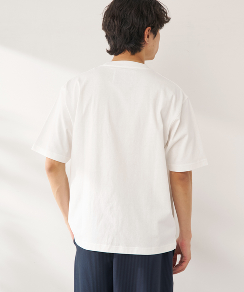 B.C STOCK（ベーセーストック）の「PLANET OF EARTH FLOWER EMB TEE（Tシャツ/カットソー・メンズ・ライトグレー/ホワイト/チャコールグレー/アイボリー・LARGE/MEDIUM）」の13枚目の写真