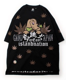 GALFY(ガルフィー)ガンジャパンTEE/ファイヤーピカピカTEE/おしゃぶりワンワンカラフルロゴTEE/デザインTシャツ3タイプ
