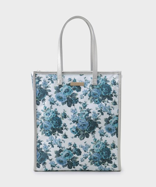 LAURA ASHLEY（ローラアシュレイ）の「エレンボロー ローズ柄 スクエアトートバッグ（トートバッグ・レディース・ブルー系5/ターコイズブルー系9/ピンク系その他・00）」の12枚目の写真