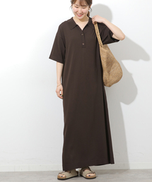 JOURNAL STANDARD relume | ［接触冷感 / UVカット］クールヤーンサマーニットポロシャツワンピース(ワンピース)