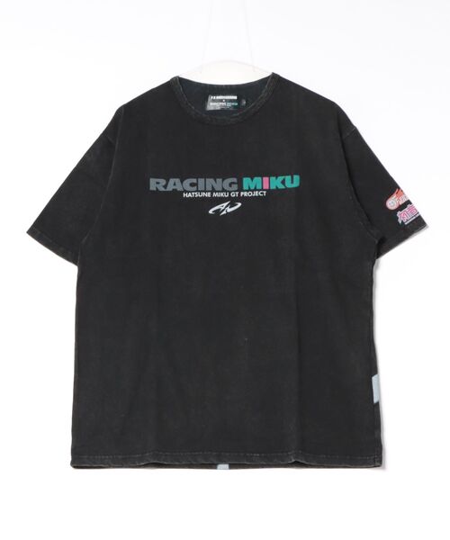 JUGLANS(ユグランス)の「【PSYCHO NATION】バックレーシングミク TEE(Tシャツ/カットソー・メンズ・ブラック/グレー/ホワイト・M/XL/L)」の3枚目の写真