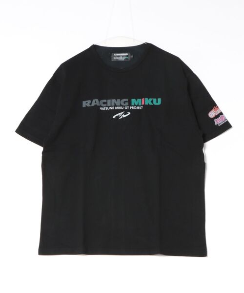 JUGLANS(ユグランス)の「【PSYCHO NATION】バックレーシングミク TEE(Tシャツ/カットソー・メンズ・ブラック/グレー/ホワイト・M/XL/L)」の2枚目の写真