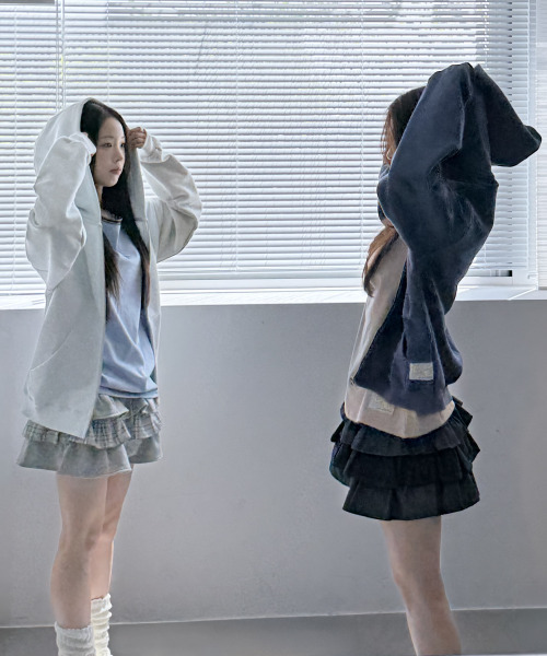 CEC LABEL Zip‑Up Hoodie (Sky Blue) — худи на молнии, небесно‑голубой
