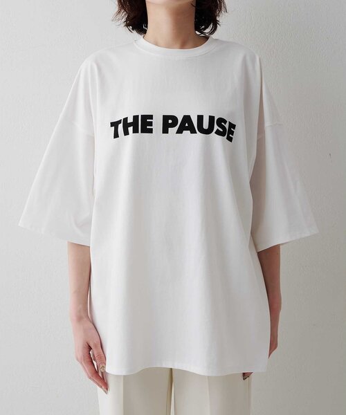 THE PAUSE（ザ ポーズ）の「【THE PAUSE】THE PAUSE ビッグTEE（Tシャツ/カットソー・レディース・キャメル/オフホワイト・FREE）」の21枚目の写真