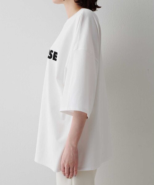 THE PAUSE（ザ ポーズ）の「【THE PAUSE】THE PAUSE ビッグTEE（Tシャツ/カットソー・レディース・キャメル/オフホワイト・FREE）」の22枚目の写真