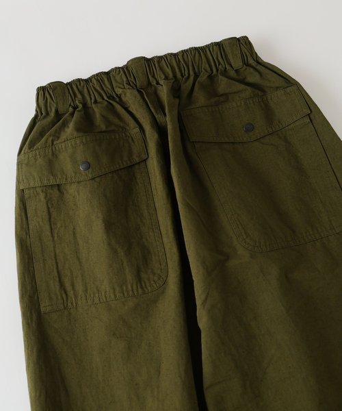 JOURNAL STANDARD J.S HOMESTEAD(ジャーナルスタンダードホームステッド)の「J.S.Homestead / コットン ヘンプ エア クルー パンツ(スラックス・メンズ・グリーン/ブラック/ホワイト・MEDIUM/LARGE)」の14枚目の写真
