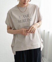 冷感ロゴフォトチュニックTシャツ