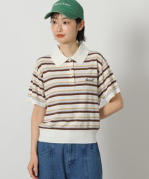 LAKOLE | 14ゲージポロニット半袖 / 673903(ポロシャツ)