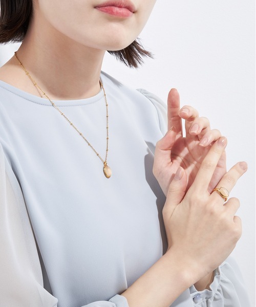 festaria bijou SOPHIA(フェスタリアビジュソフィア)の「SV925 ホワイトムーンストーン リング(リング・レディース・シルバー×ゴールド・11号/9号)」の5枚目の写真
