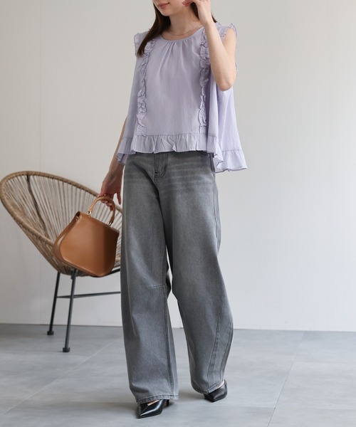 model：162cm 着用サイズ：F