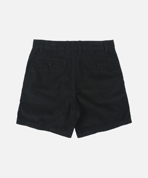 FRIZMWORKS（フリズムワークス）の「CORDUROY COMFORT SHORTS _ BLACK（その他パンツ・メンズ・その他・SMALL/MEDIUM/LARGE/X-LARGE）」の2枚目の写真