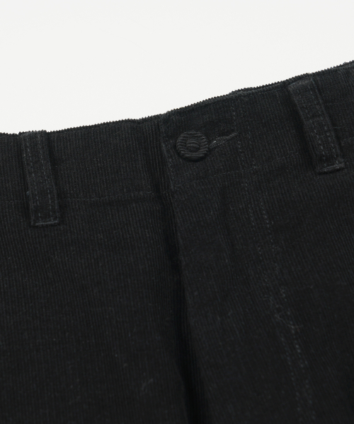 FRIZMWORKS（フリズムワークス）の「CORDUROY COMFORT SHORTS _ BLACK（その他パンツ・メンズ・その他・SMALL/MEDIUM/LARGE/X-LARGE）」の3枚目の写真