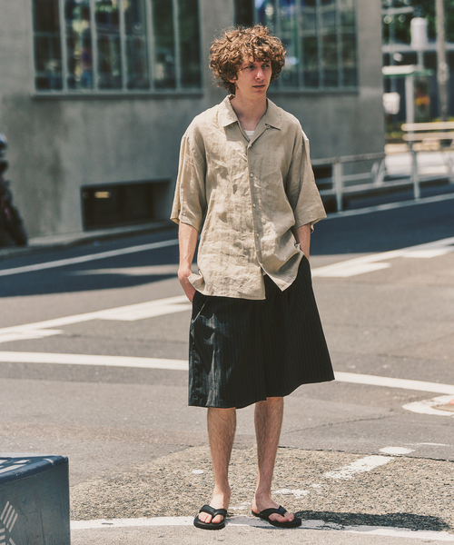 417 EDIFICE(フォーワンセブンエディフィス)の「TRワイドイージーショーツ(その他パンツ・メンズ・オリーブ/ブラック/チャコールグレー・LARGE/MEDIUM)」の14枚目の写真