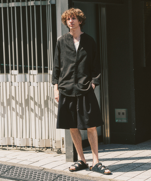 417 EDIFICE(フォーワンセブンエディフィス)の「TRワイドイージーショーツ(その他パンツ・メンズ・オリーブ/ブラック/チャコールグレー・LARGE/MEDIUM)」の15枚目の写真