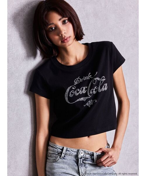 GYDA(ジェイダ)の「Coca-Cola bijou Tシャツ(Tシャツ/カットソー・レディース・ブラック/レッド/オフホワイト・FREE)」の14枚目の写真