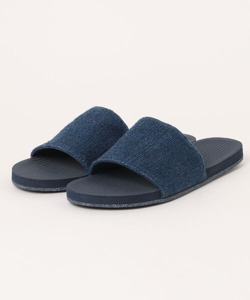 ADPOSION(アドポーション)の「Recycled Fabric by Pable Slides(サンダル・メンズ・ブラック/ネイビー/ホワイト・LARGE/X-LARGE/MEDIUM)」の3枚目の写真