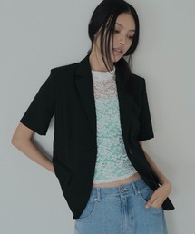 FEKETE（フェケテ）の「half tailored jacket / ハーフテーラードジャケット（テーラードジャケット）」