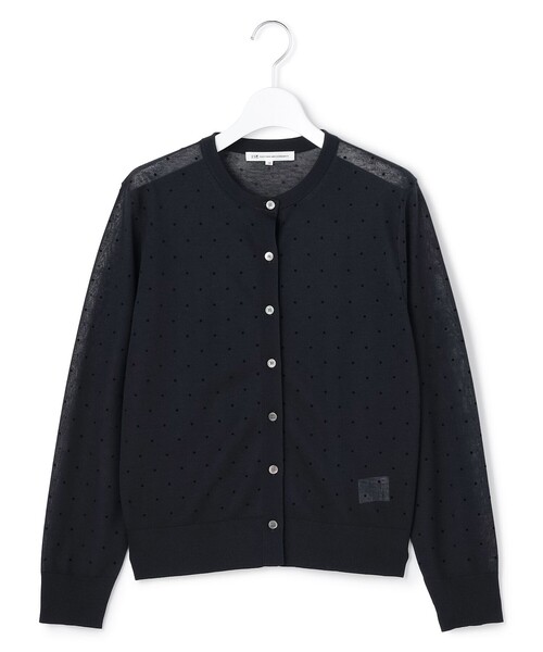 23区(ニジュウサンク)の「シアードット クルーネック カーディガン(ニット/セーター・レディース・ブラック系/ネイビー系/ライトグレー系/ダークブラウン系・38)」の19枚目の写真