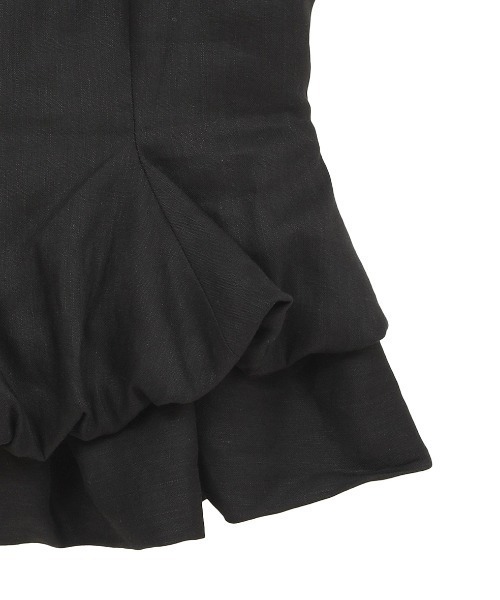 CLANE(クラネ)の「CLANE/クラネ/BUBBLE PEPLUM CAMI TOPS(キャミソール・レディース・ブラック・1)」の14枚目の写真