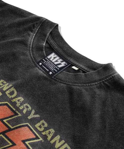 MAINBOOTH（メインブース）の「[KISS] ロックサーカスTシャツ（チャコール）（Tシャツ/カットソー・レディース・その他・1/2/3）」の3枚目の写真