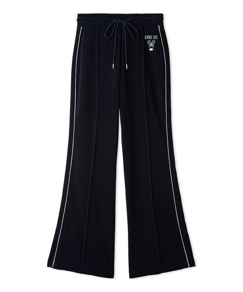 LILY BROWN（リリーブラウン）の「【LILY BROWN×ANNA SUI】サイドラインパイルパンツ（その他パンツ・レディース・ネイビー/ホワイト/ピンク・F）」の2枚目の写真