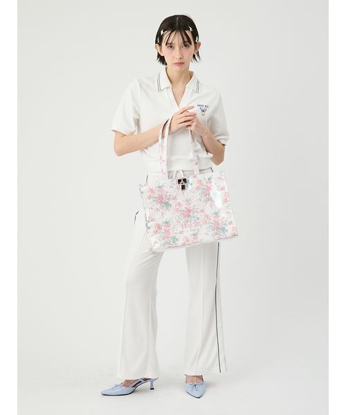 LILY BROWN（リリーブラウン）の「【LILY BROWN×ANNA SUI】サイドラインパイルパンツ（その他パンツ・レディース・ネイビー/ホワイト/ピンク・F）」の15枚目の写真