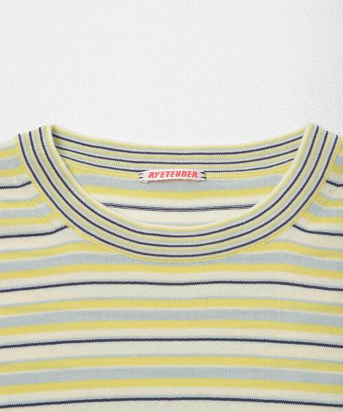 RYE TENDER(ライテンダー)の「RYE TENDER CENTRE T-SHIRTS(Tシャツ/カットソー・レディース・ベージュ系その他/レッド系その他/グレー系その他・0)」の12枚目の写真