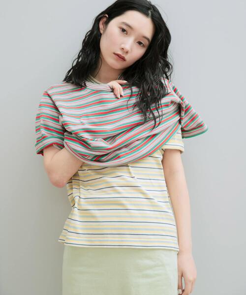 RYE TENDER(ライテンダー)の「RYE TENDER CENTRE T-SHIRTS(Tシャツ/カットソー・レディース・ベージュ系その他/レッド系その他/グレー系その他・0)」の15枚目の写真