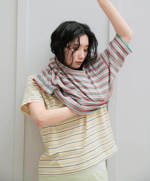 RYE TENDER(ライテンダー)の「RYE TENDER CENTRE T-SHIRTS(Tシャツ/カットソー・レディース・ベージュ系その他/レッド系その他/グレー系その他・0)」の16枚目の写真