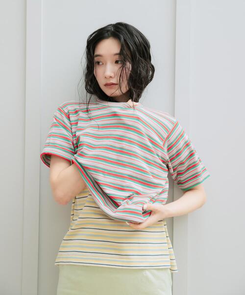 RYE TENDER(ライテンダー)の「RYE TENDER CENTRE T-SHIRTS(Tシャツ/カットソー・レディース・ベージュ系その他/レッド系その他/グレー系その他・0)」の17枚目の写真