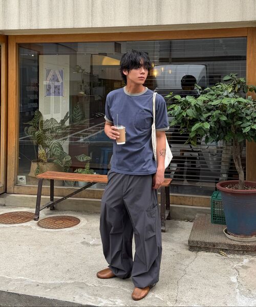 WMC(ダブリューエムシー)の「ナイロンカーゴパラシュートパンツ_BLACK(スウェットパンツ・メンズ・ブラック・30(M)/32(L)/34)」の7枚目の写真