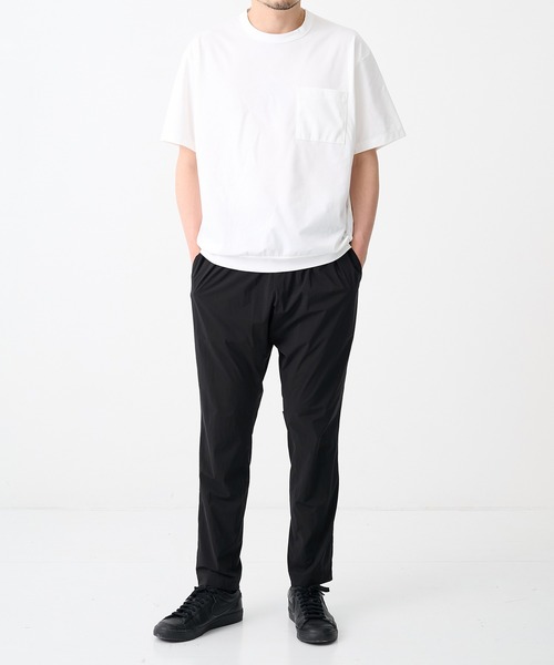 N.HOOLYWOOD(N.ハリウッド)の「【N.HOOLYWOOD/エヌハリウッド】別注Cool Tuch Tapared Pants/【軽量,接触冷感】(スラックス・メンズ・ネイビー/ブラック・36/38/40cm)」の4枚目の写真