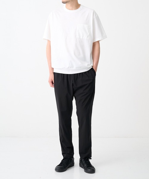 N.HOOLYWOOD(N.ハリウッド)の「【N.HOOLYWOOD/エヌハリウッド】別注Cool Tuch Tapared Pants/【軽量,接触冷感】(スラックス・メンズ・ネイビー/ブラック・36/38/40cm)」の5枚目の写真