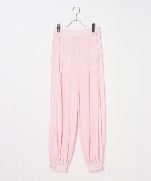 HEREIAM(ヘレイアム)の「【HEREIAM】撥水&軽量&接触冷感&UVカット/撥水Comfy バルーンパンツ(その他パンツ・レディース・ライトピンク/ブラック・SMALL/MEDIUM)」の9枚目の写真