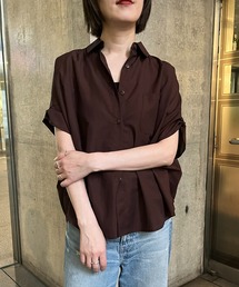 HERENCIA（ヘレンチア）の「【HERENCIA】ハーフオーバーシャツ（シャツ/ブラウス）」