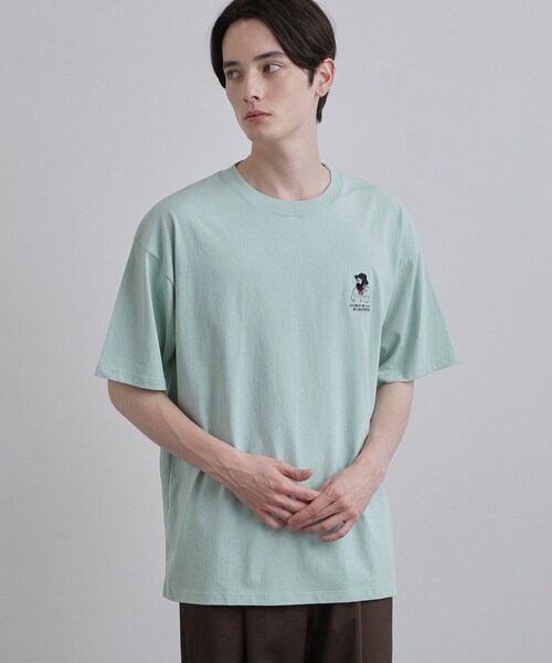 セール】ひげオジワンポイントTシャツ（Tシャツ/カットソー）｜tk