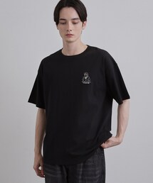 ひげオジワンポイントTシャツ