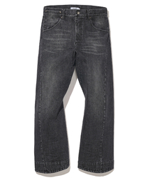 [14oz] 3Dエンジニアードデニムパンツフェイデッドブラック