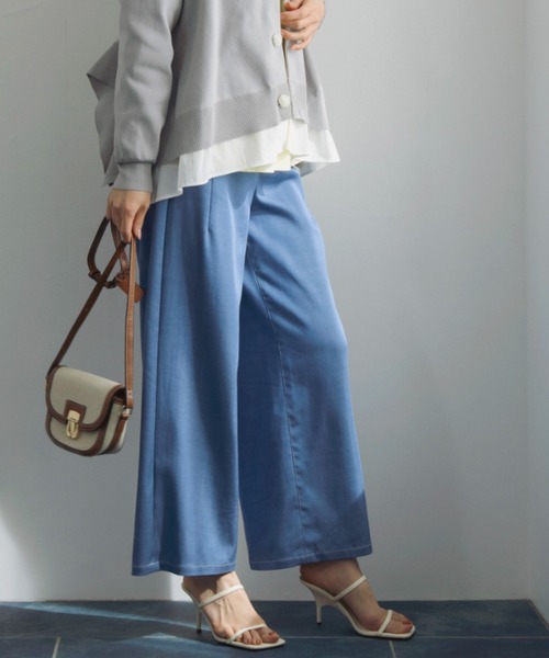 Sono(ソーノ)の「【SONO/ソーノ】カラーラインデニムパンツ(デニムパンツ・レディース・インディゴブルー/ライトブルー・2/1)」の4枚目の写真