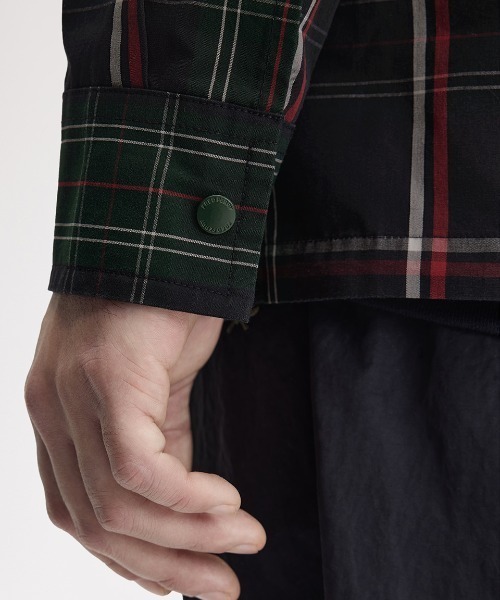 FRED PERRY(フレッドペリー)の「【先行予約受付中】Fred Perry Tartan Overshirt/フレッドペリータータンチェックオーバーシャツ(シャツ/ブラウス・メンズ・グリーン・S/M/L)」の6枚目の写真