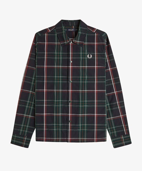 FRED PERRY(フレッドペリー)の「【先行予約受付中】Fred Perry Tartan Overshirt/フレッドペリータータンチェックオーバーシャツ(シャツ/ブラウス・メンズ・グリーン・S/M/L)」の9枚目の写真
