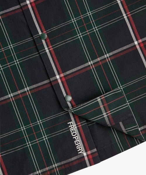 FRED PERRY(フレッドペリー)の「【先行予約受付中】Fred Perry Tartan Overshirt/フレッドペリータータンチェックオーバーシャツ(シャツ/ブラウス・メンズ・グリーン・S/M/L)」の11枚目の写真