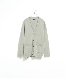 「LENO / リノ」EXTRA FINE LAMB MELANGE CARDIGAN