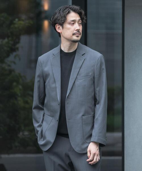 URBAN RESEARCH DOORS(アーバンリサーチドアーズ)の「LIFE STYLE TAILOR 4WAYストレッチツイルコンフォータブルジャケット(その他アウター・メンズ・ネイビー/グレー系その他/キャメル・MEDIUM/X-LARGE/LARGE/SMALL)」の15枚目の写真