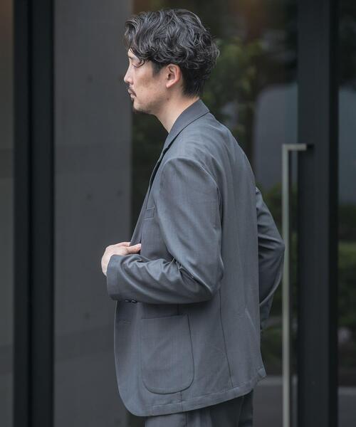 URBAN RESEARCH DOORS(アーバンリサーチドアーズ)の「LIFE STYLE TAILOR 4WAYストレッチツイルコンフォータブルジャケット(その他アウター・メンズ・ネイビー/グレー系その他/キャメル・MEDIUM/X-LARGE/LARGE/SMALL)」の16枚目の写真